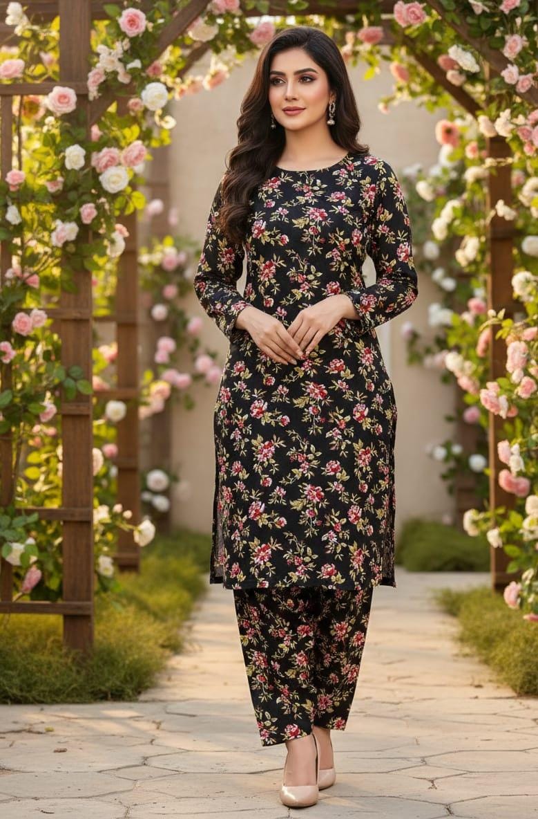 2 Pcs Ladies Suit Des 102