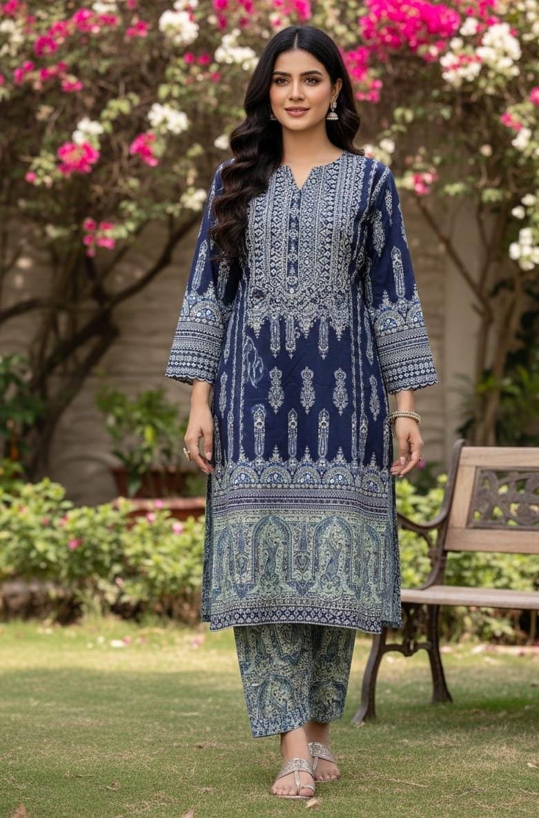 2 Pcs Ladies Suit Des 145