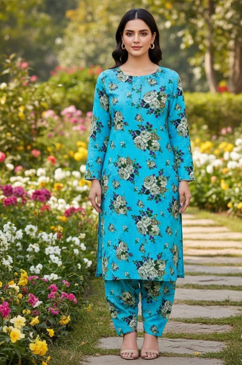 2 Pcs Ladies Suit Des 160