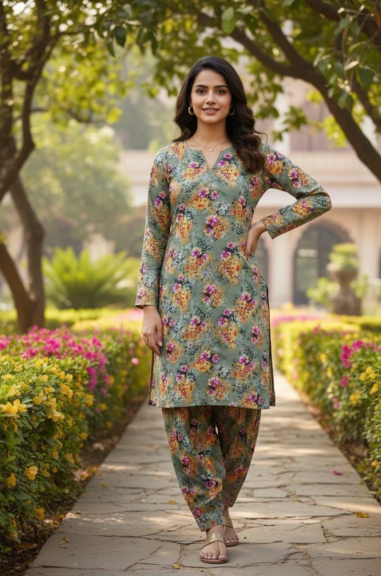 2 Pcs Ladies Suit Des 161