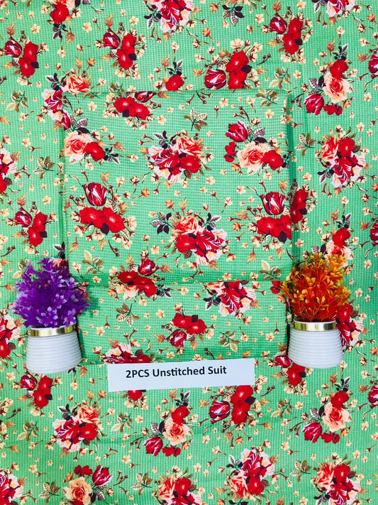 A2 Pcs Ladies Suit  Des  A21