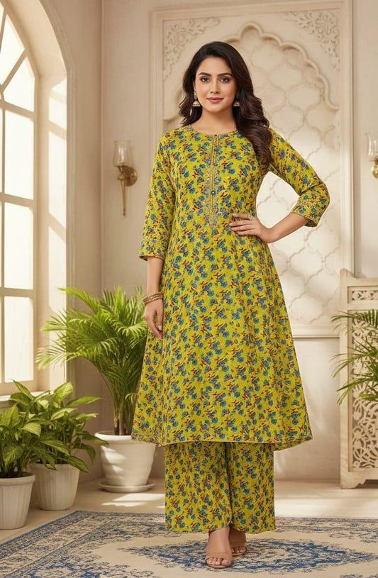 2 Pcs Ladies Suit  Des  122