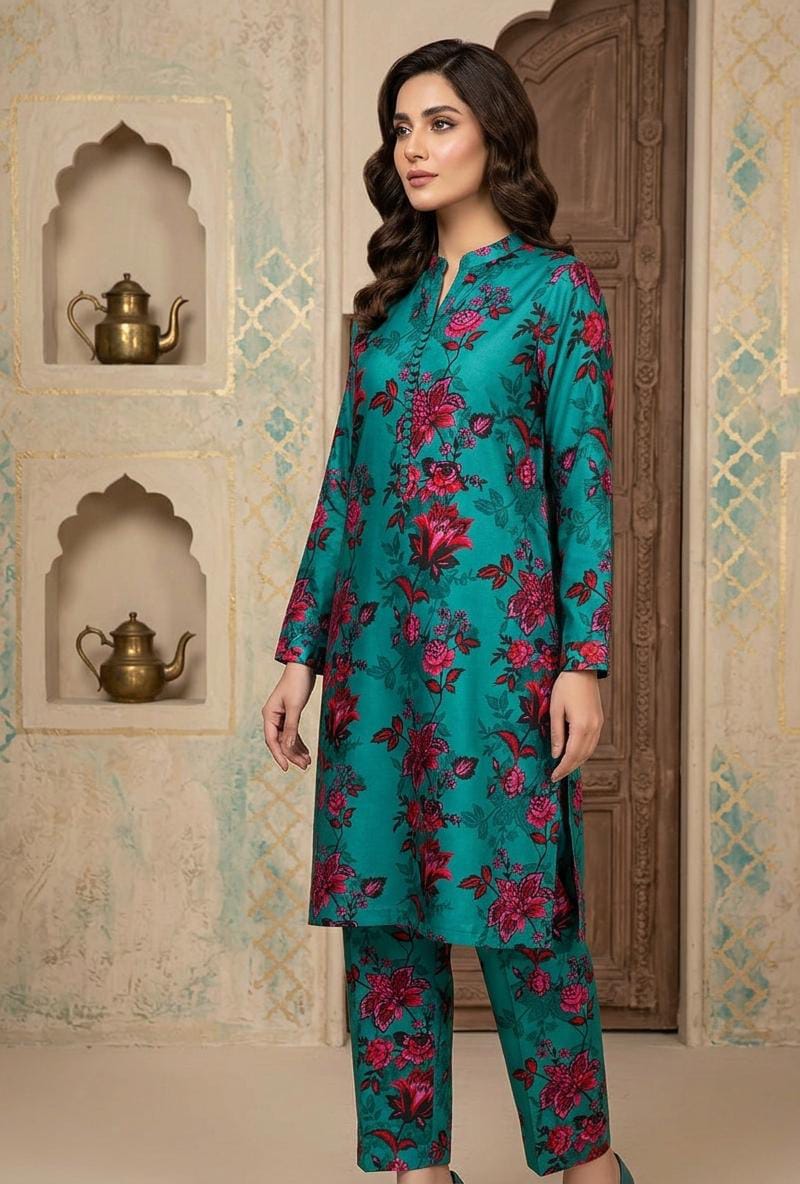 2 Pcs Ladies Suit  Des  126