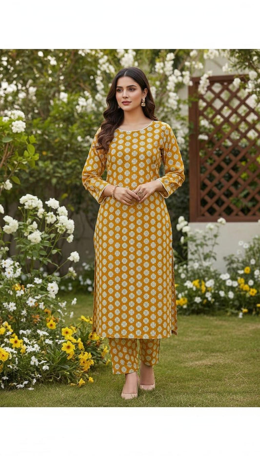 2 Pcs Ladies Suit  Des  128