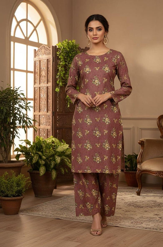 2 Pcs Ladies Suit  Des  133