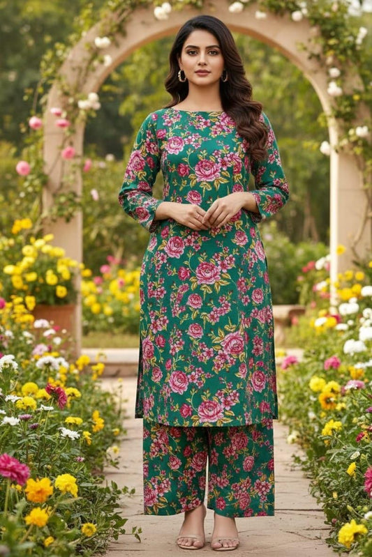 2 Pcs Ladies Suit  Des  135