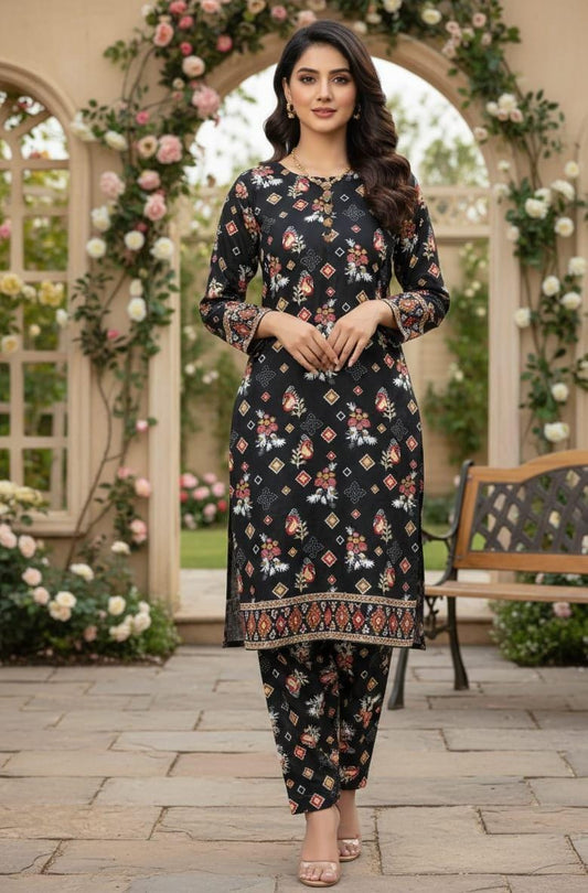 2 Pcs Ladies Suit  Des  139