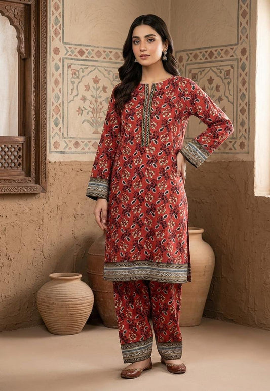 2 Pcs Ladies Suit  Des  103