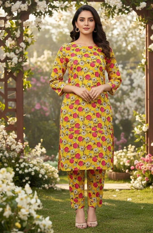 2 Pcs Ladies Suit  Des  140