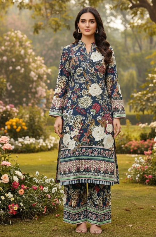 2 Pcs Ladies Suit  Des  144