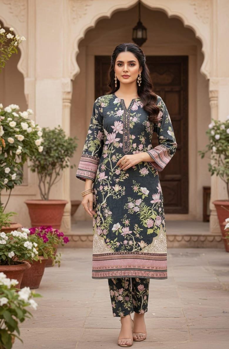 2 Pcs Ladies Suit  Des  149