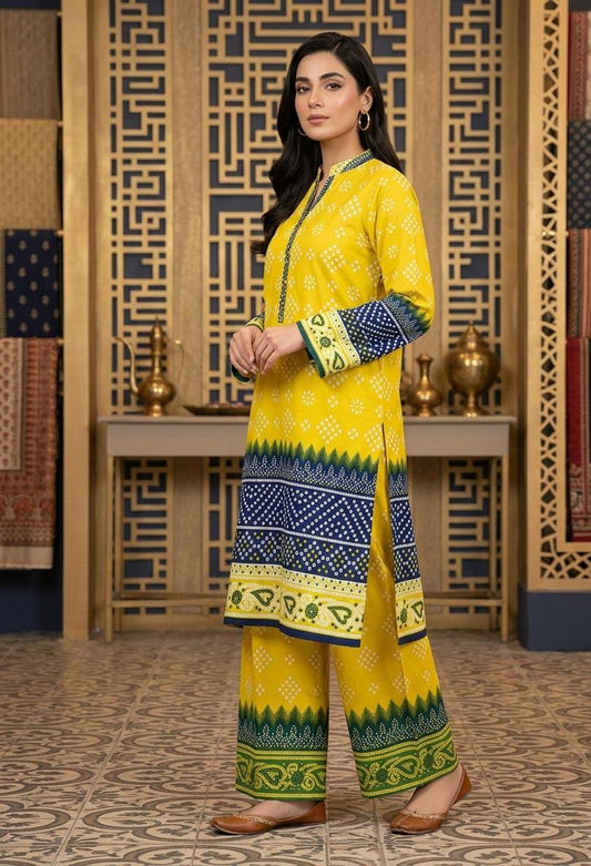 2 Pcs Ladies Suit  Des  104