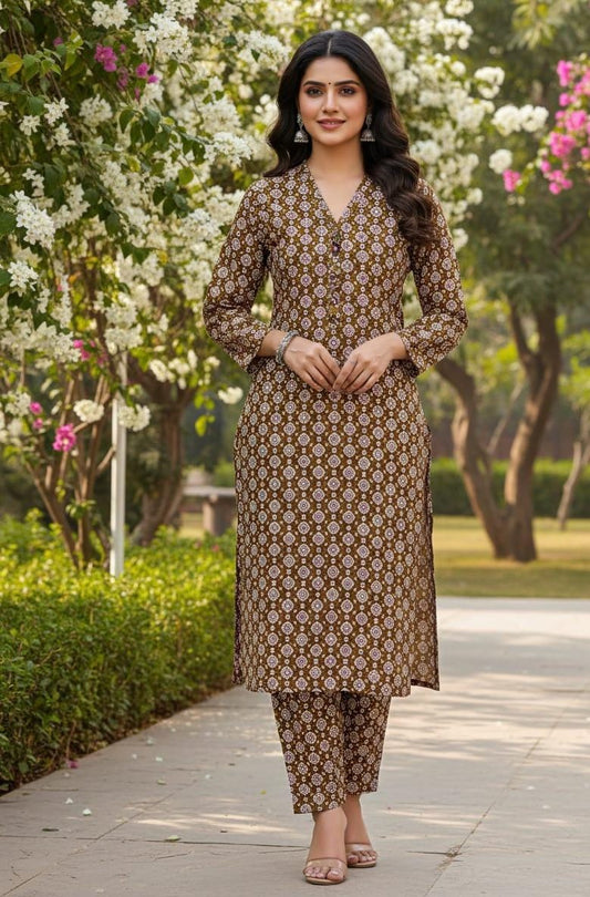 2 Pcs Ladies Suit  Des  156