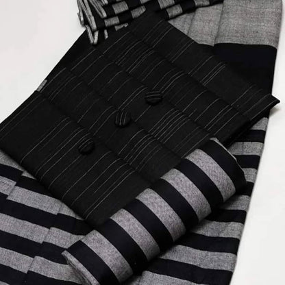 3pc Multani Susi Khaadi (Black)