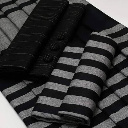 3pc Multani Susi Khaadi (Black)